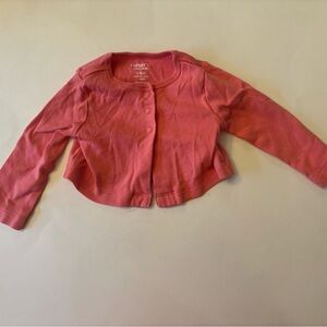 Carter's Coral-Pink Baby Snap Top